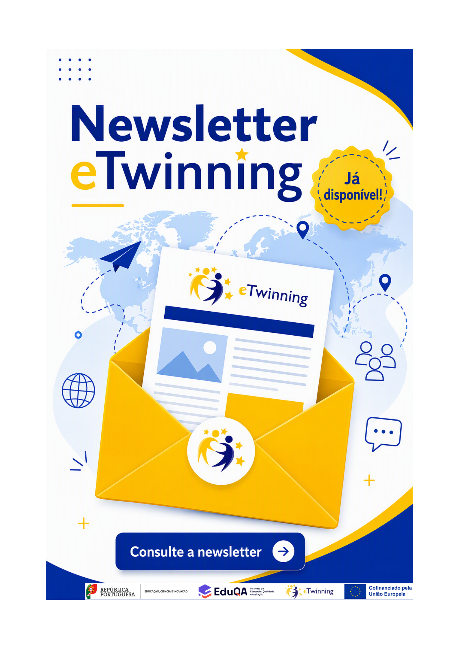 Newsletter eTwinning destaca quatro meses de dinamismo e colaboração